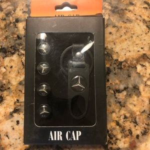 Benz tire caps and key chain